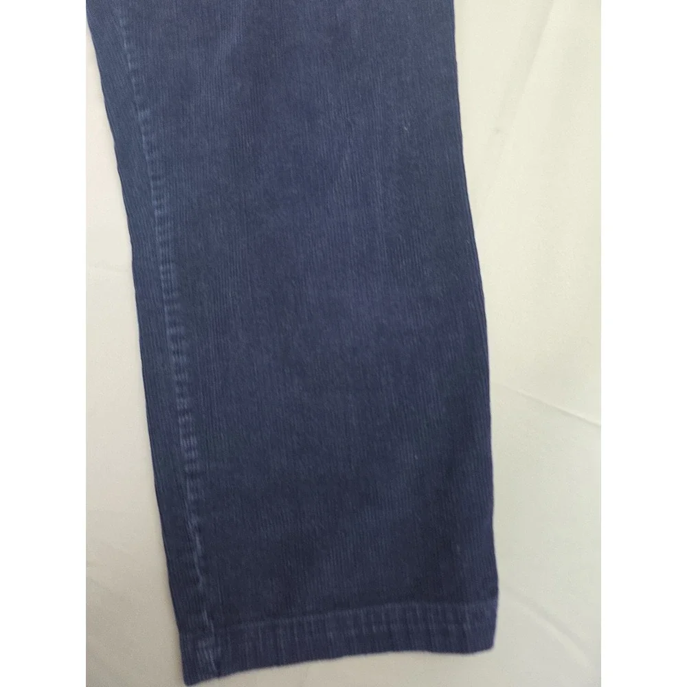 Vintage Y2K Corduroy Pants By Northern Reflections Womens 12 Blue Cotton Stretch